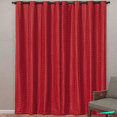 Veja detalhes lindos da Cortina Blackout Xadrez 2,80x2,30 vermelho da Charme